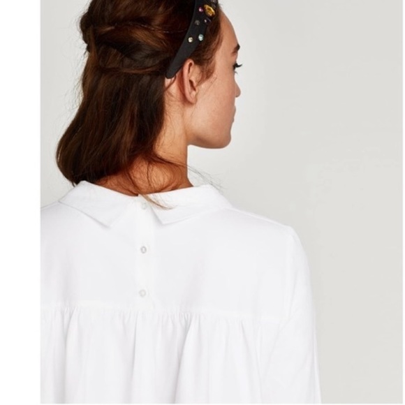 Zara Jeweled Bow Shirt - Picture 5 of 13